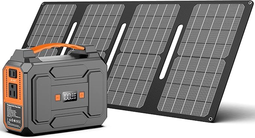 portable solar power generator
