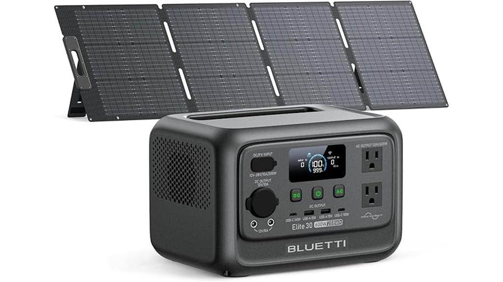 portable solar power station