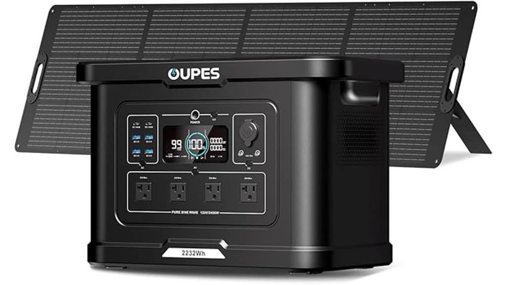 portable solar power system