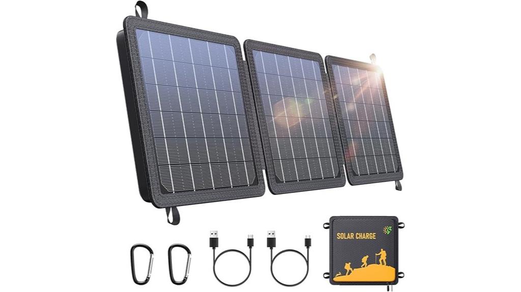 portable waterproof solar charger
