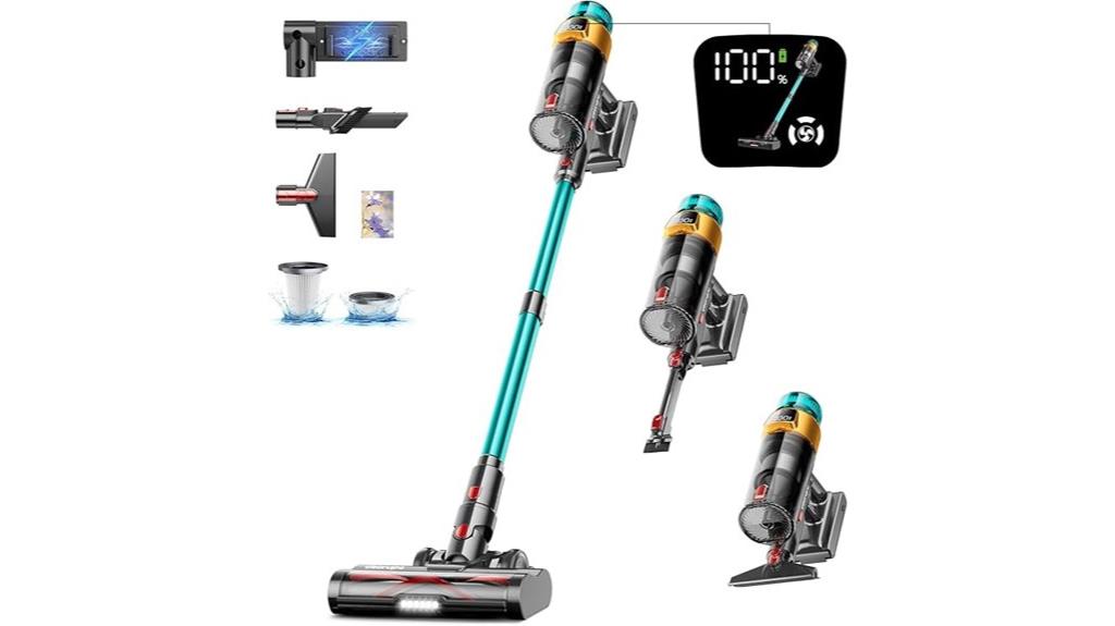 powerful cordless stick vacuum