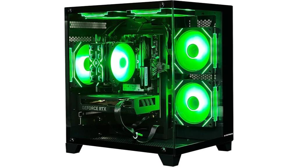 powerful gaming desktop setup