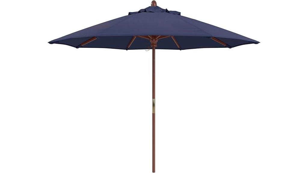 premium 9 foot hardwood umbrella