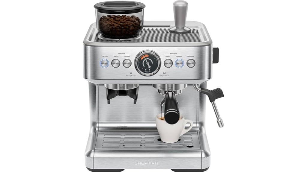 premium espresso machine with frother
