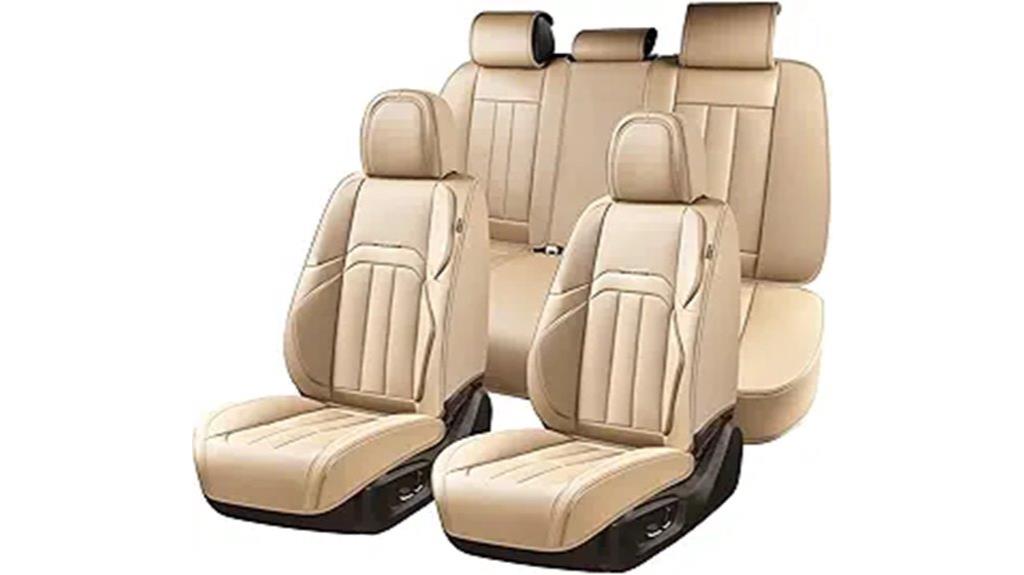 premium waterproof leather seat cover