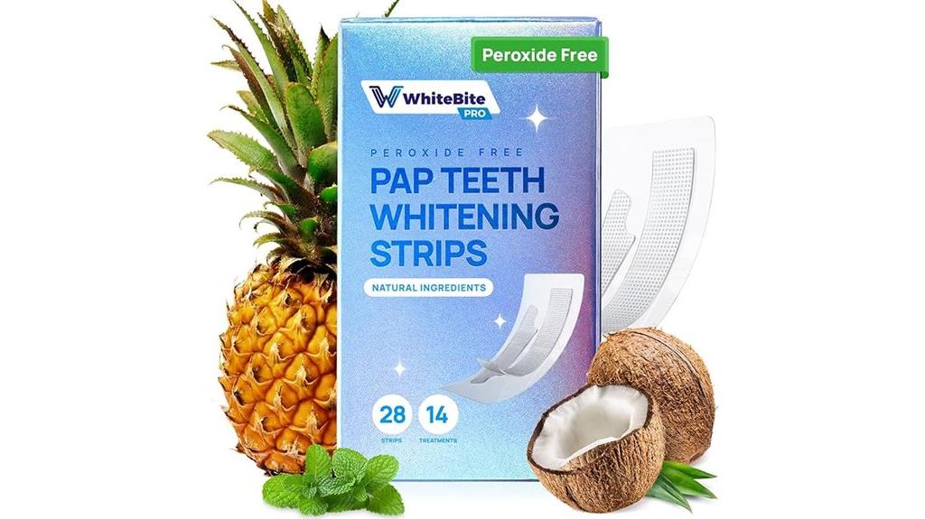 pro natural whitening strips