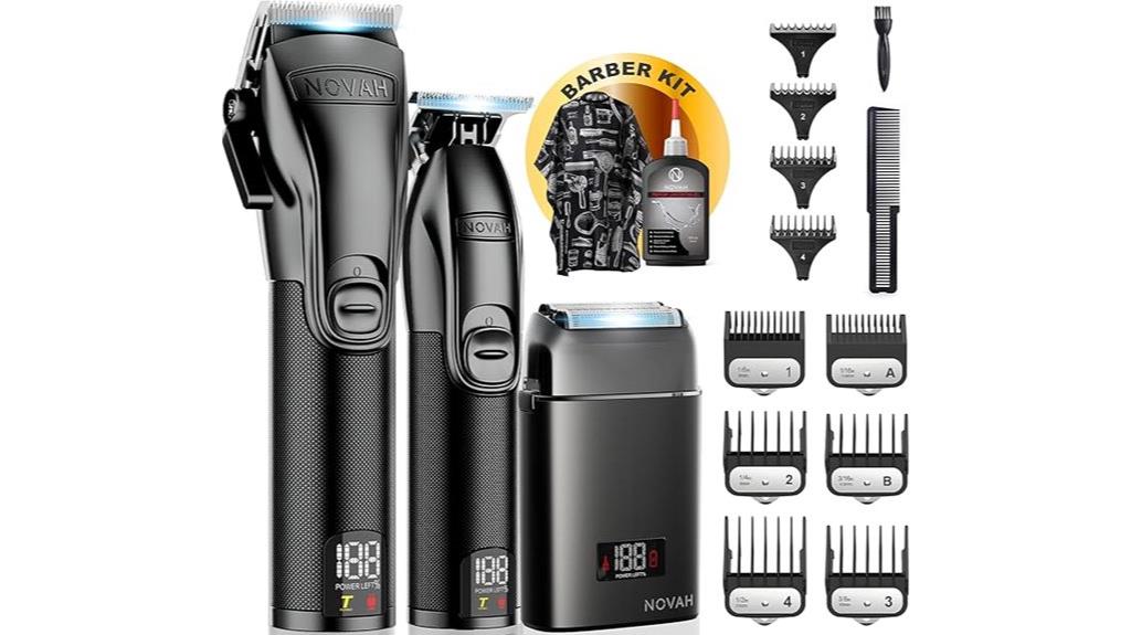 professional barber clippers set