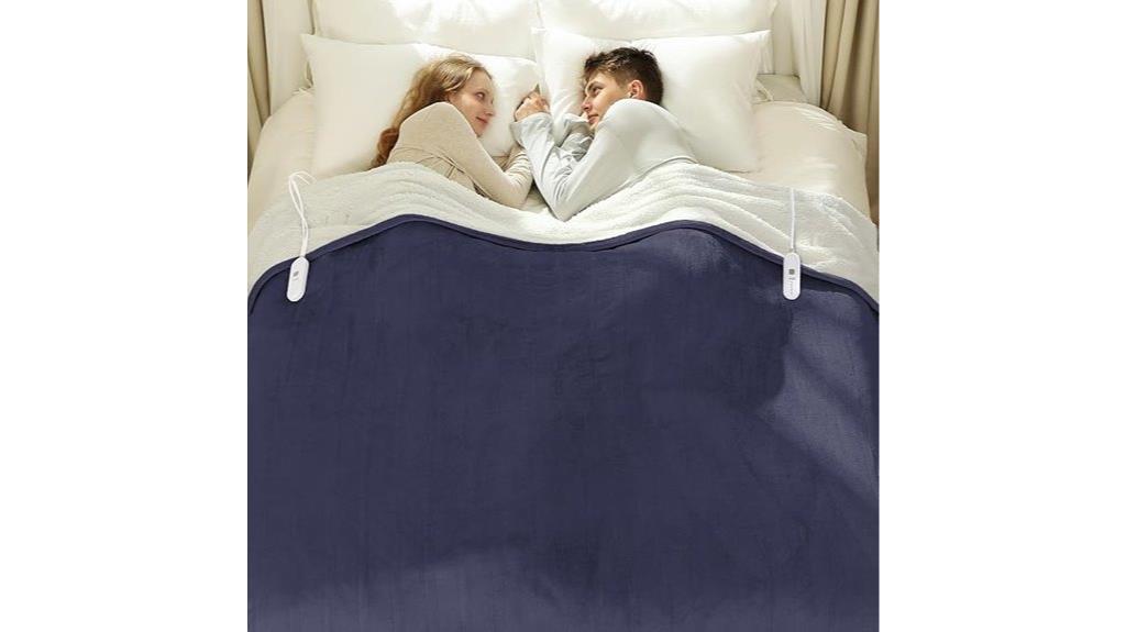 queen size dual control electric blanket