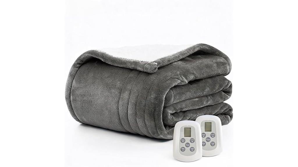 queen size heated blanket