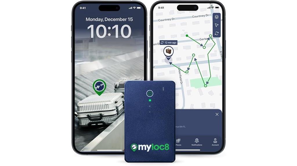 real time luggage location tracking
