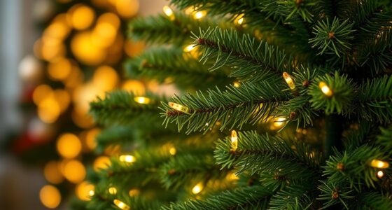 realistic pre lit christmas trees