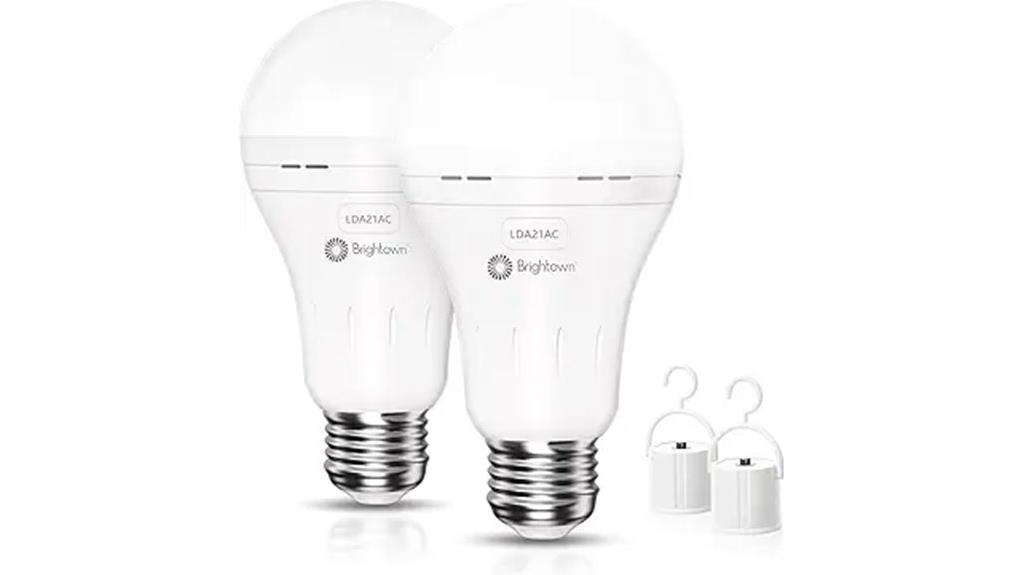 rechargeable emergency bulb pack