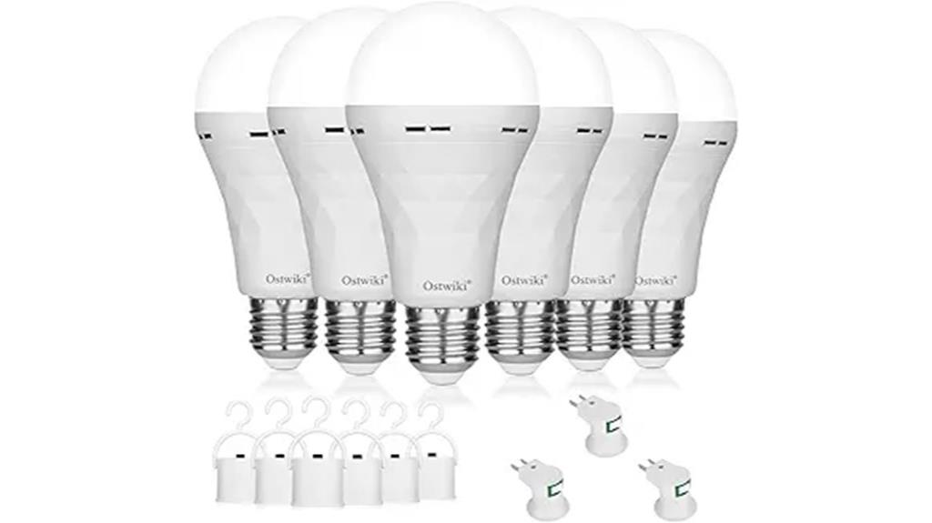 rechargeable led bulb pack