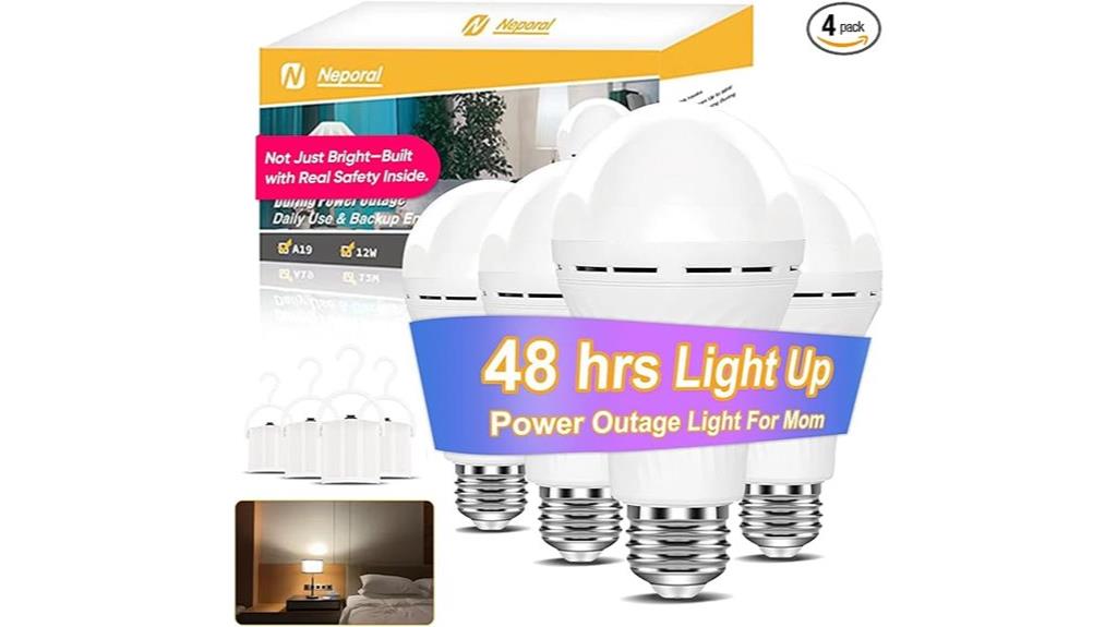 rechargeable led emergency bulb