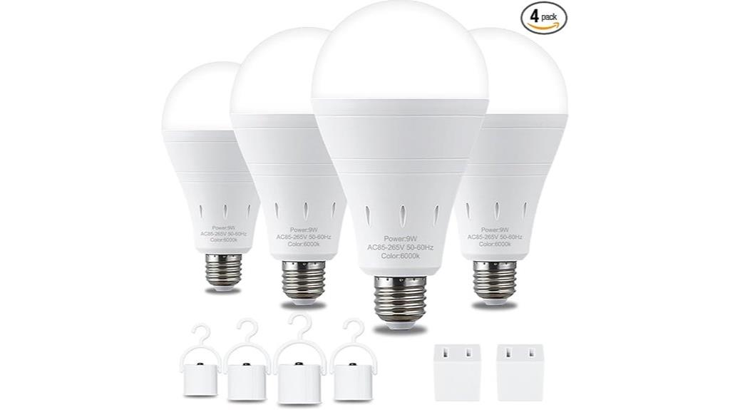 rechargeable led emergency bulbs
