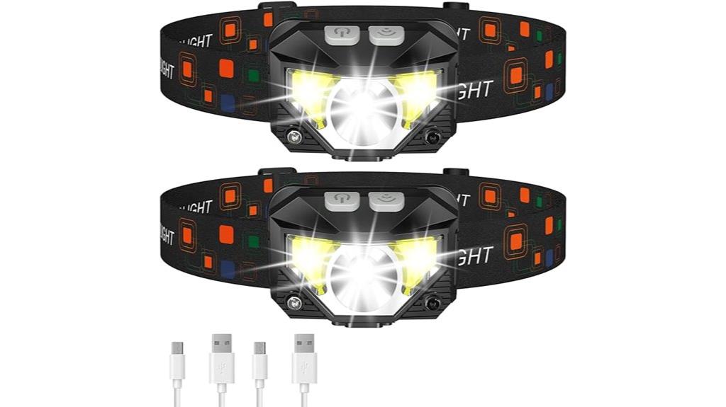 rechargeable led headlamp pack