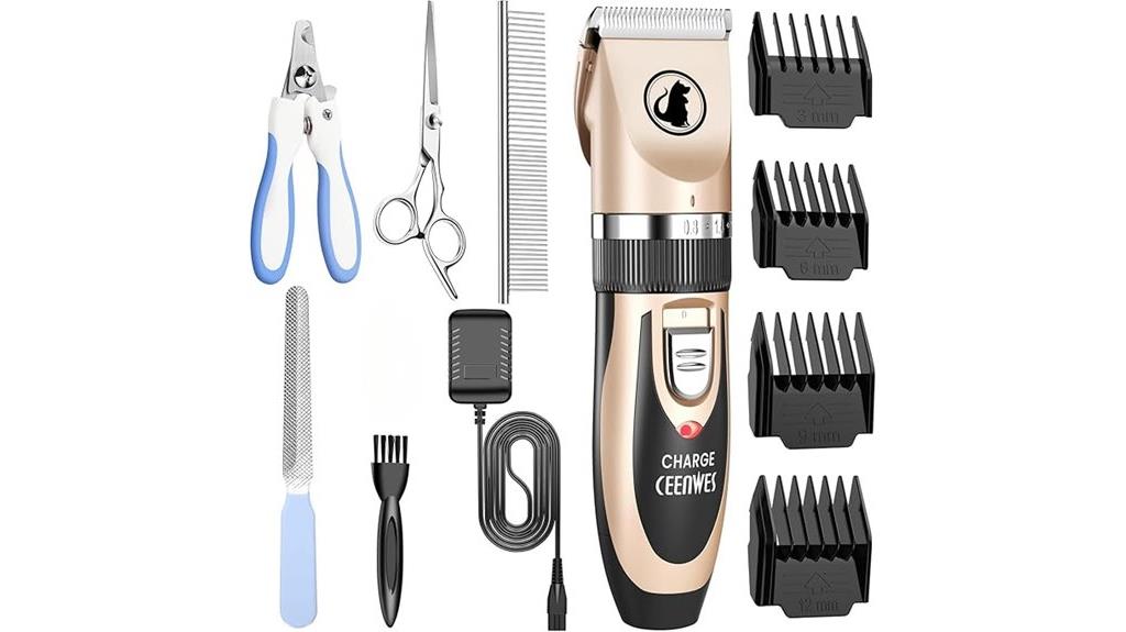 rechargeable low noise grooming