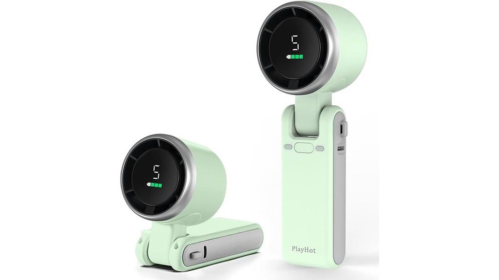 rechargeable portable hand fan