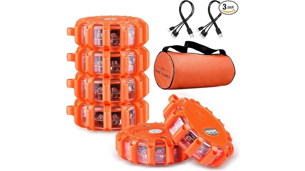 rechargeable usb led flare