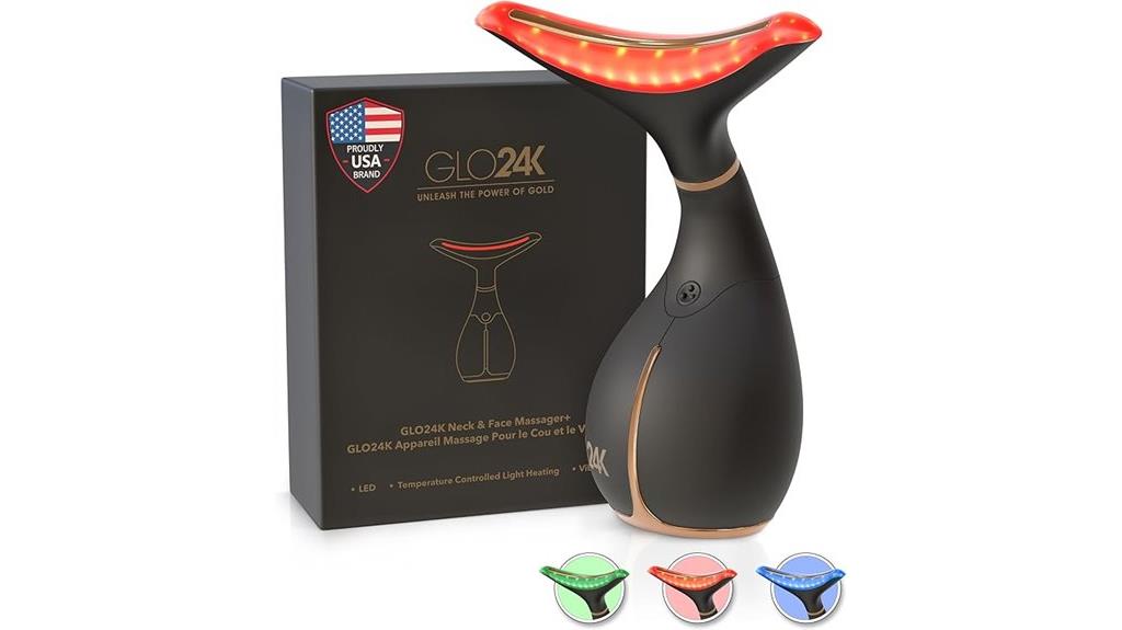 red led neck massager