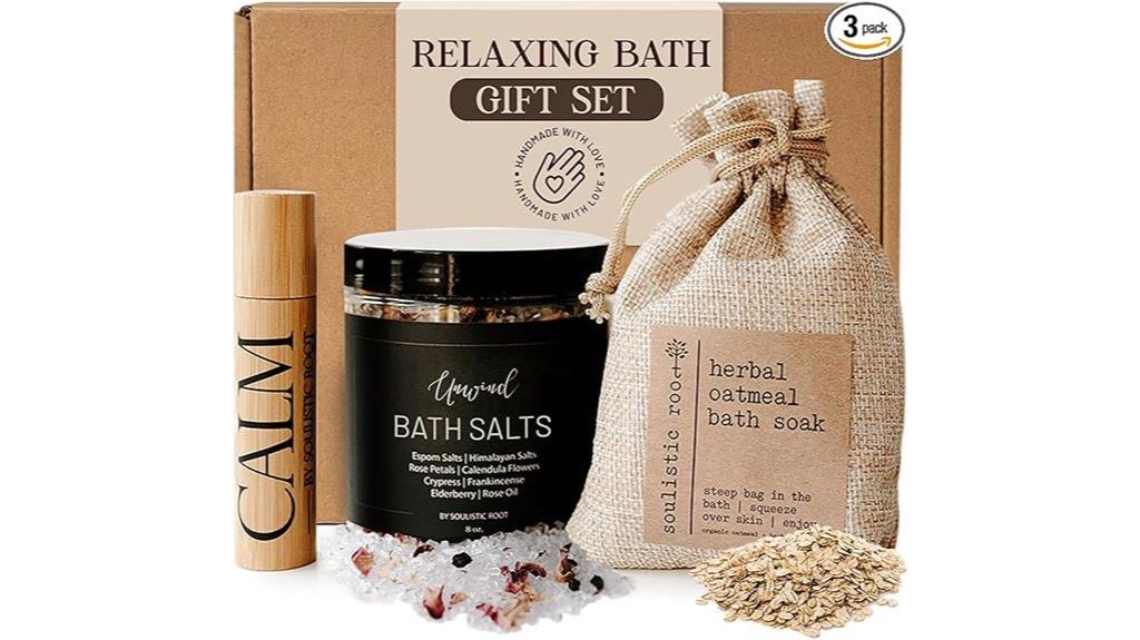 relaxing bath gift set
