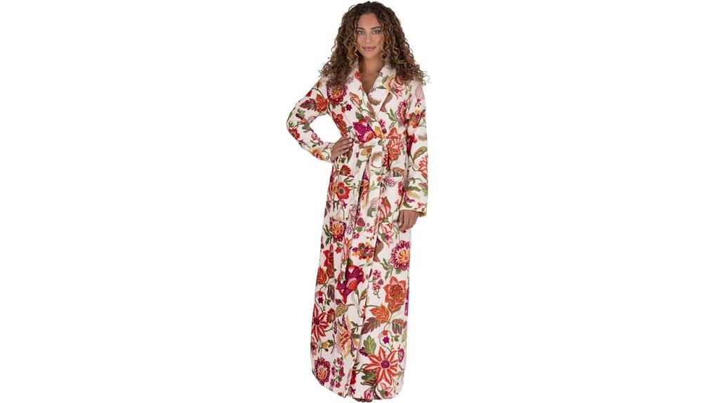 relaxing hooded cotton robe