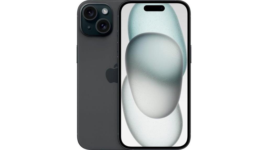 renewed black iphone 15