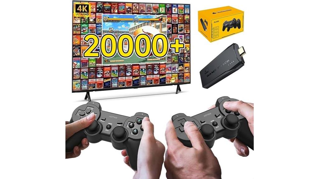 retro gaming console with 20 000 games