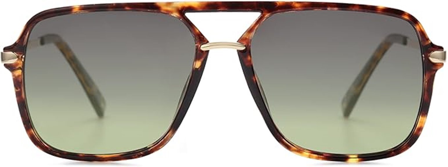 retro unisex square sunglasses