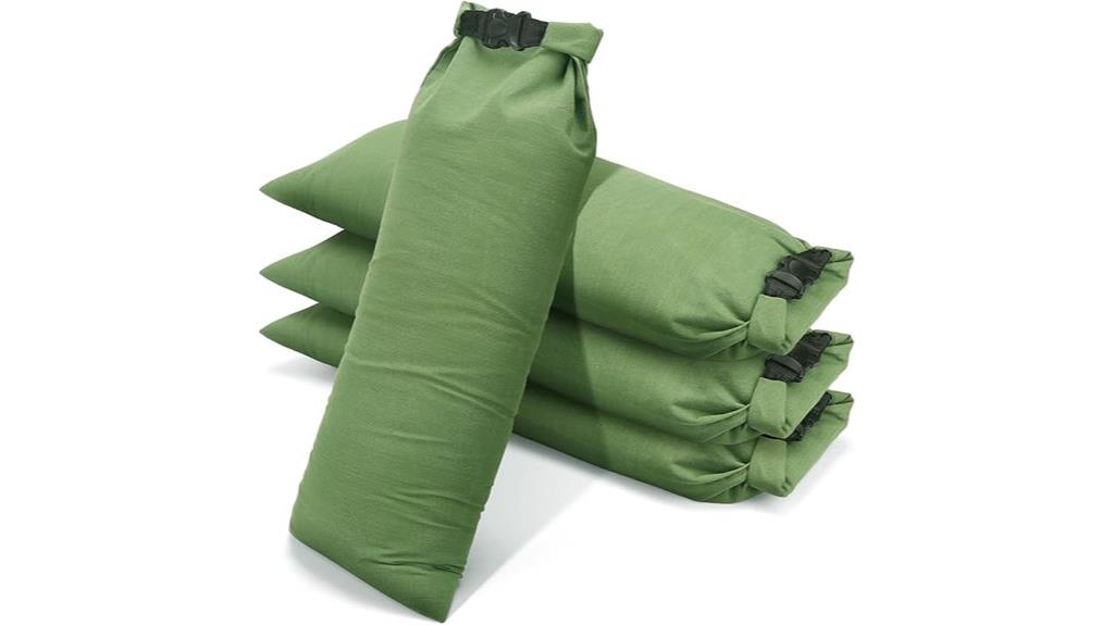 reusable canvas flood sandbags