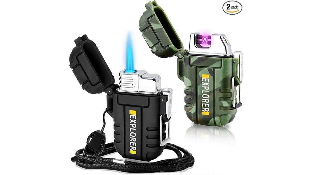 reusable plasma camping lighters