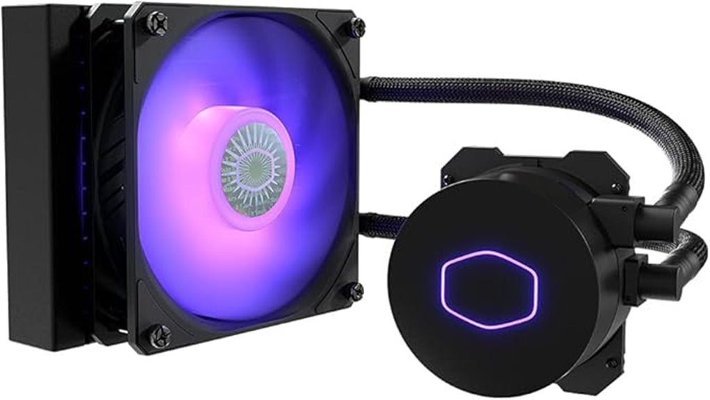 rgb led liquid cooler