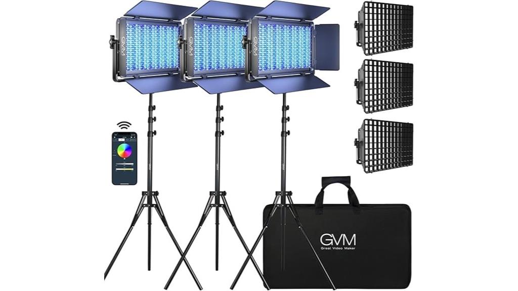 rgb led video light