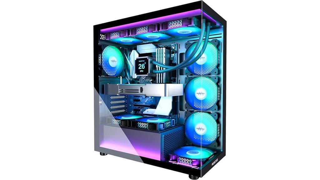 rgb tempered glass case