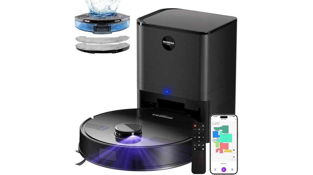 robot vacuum with self emptying