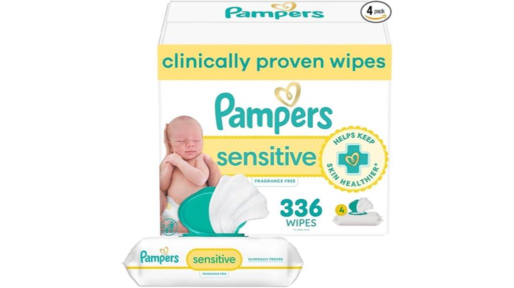sensitive baby wipes pack