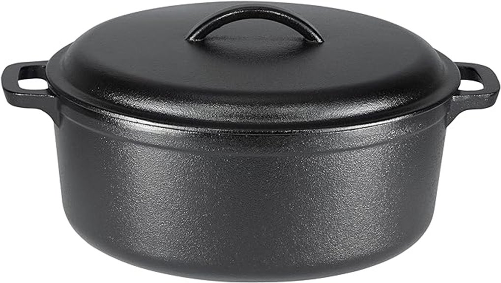 seven quart cast iron