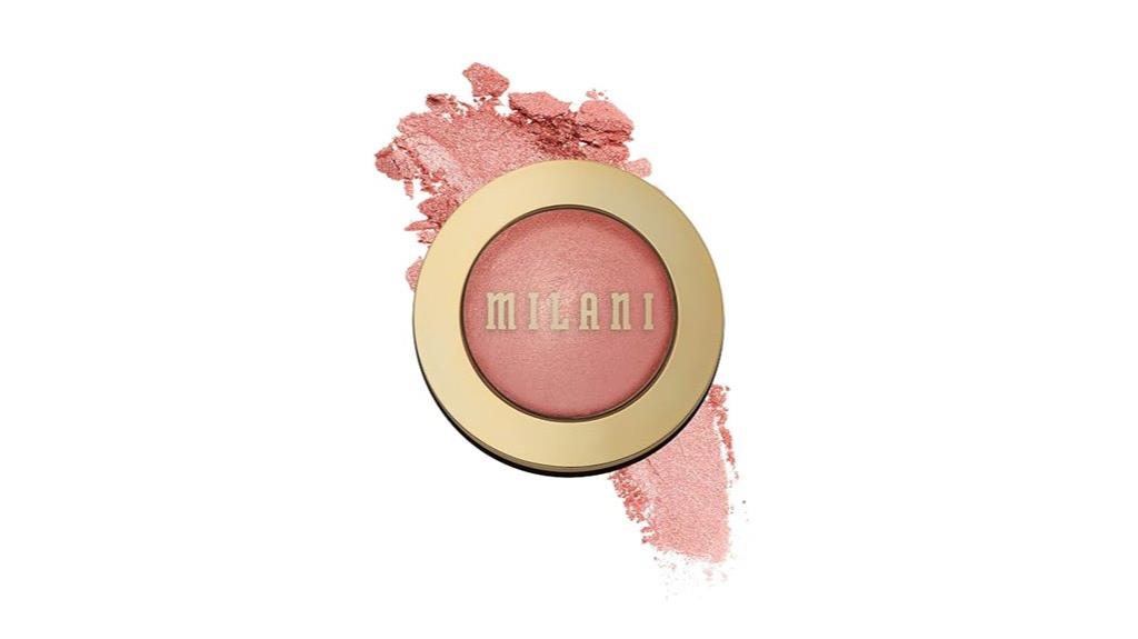 shimmery baked cheek blush