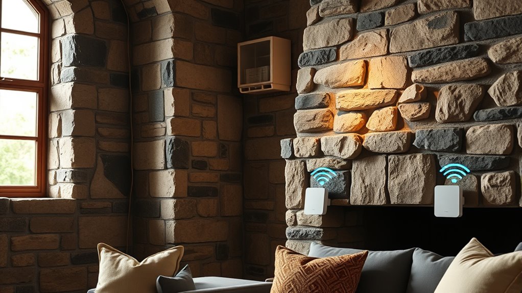 signal penetration and placement