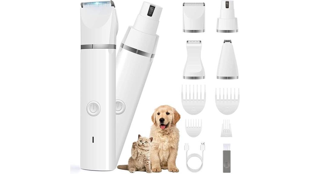 silent cordless pet grooming