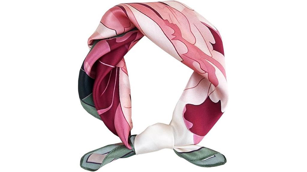 silk square headscarf