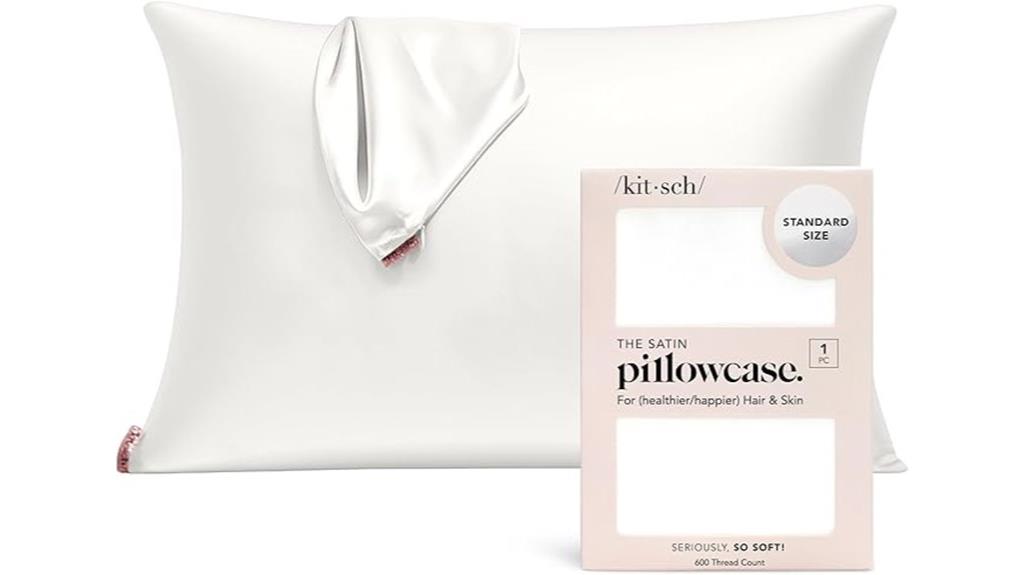 silky zippered pillowcase for hair