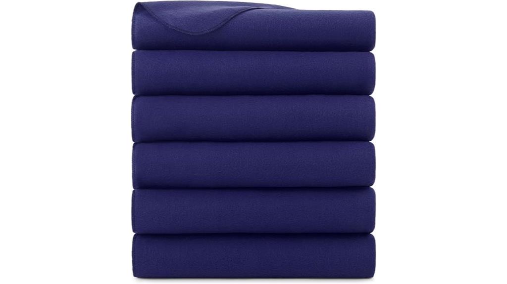 six pack fleece blankets