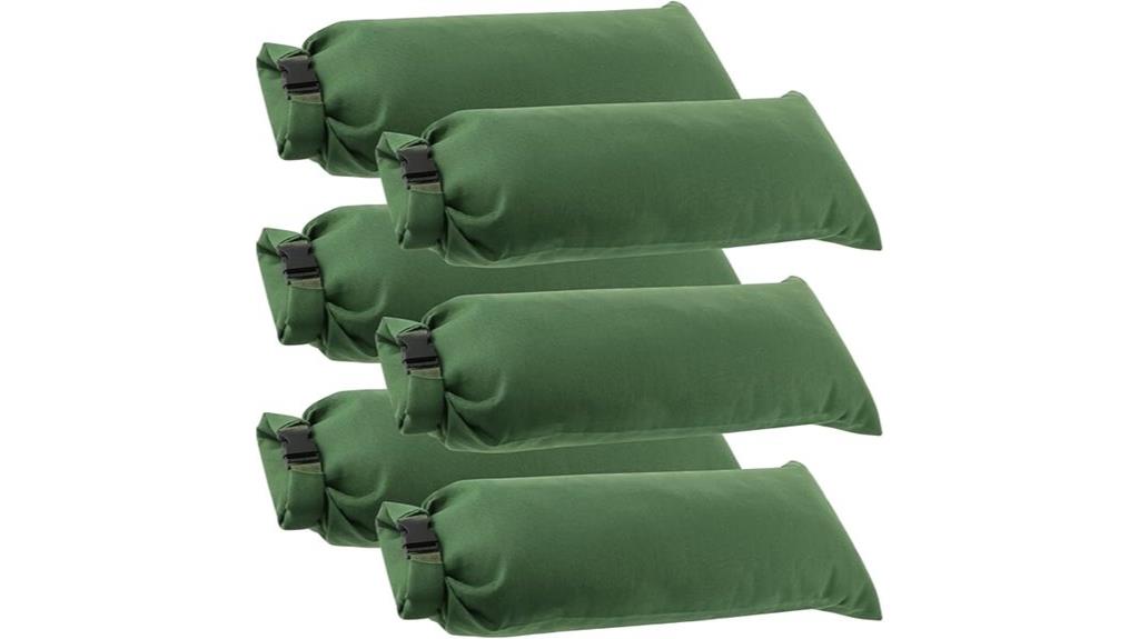 six pack flood sandbags
