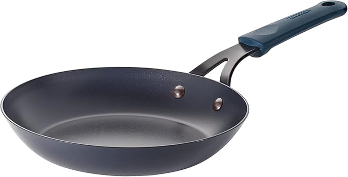 small carbon steel frying pan