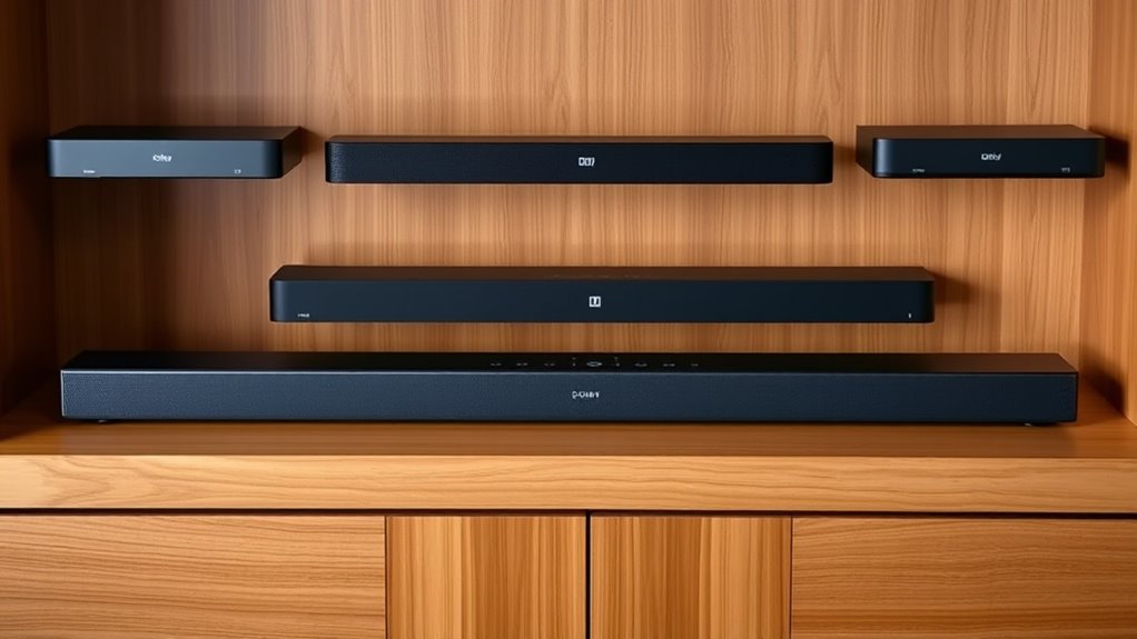 small powerful atmos soundbars