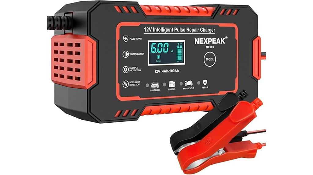 smart 12v battery charger