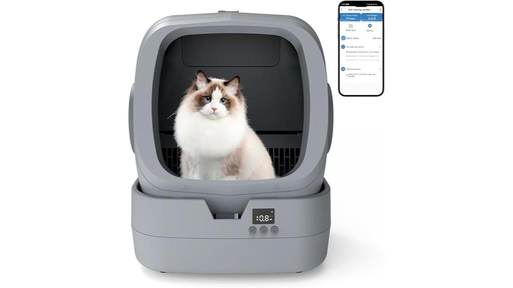 smart litter box with app