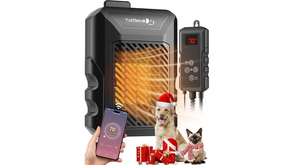 smart outdoor pet heater