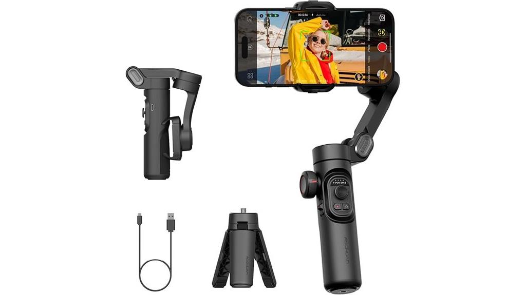 smartphone gimbal with tracking